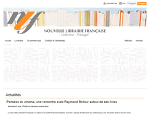 Tablet Screenshot of nlf-livraria.com